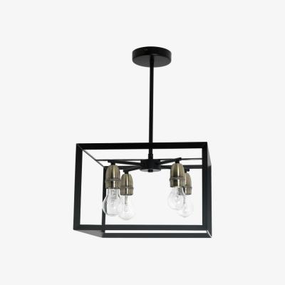Pagazzi Sully 4 Light Matt Black Ceiling Pendant
