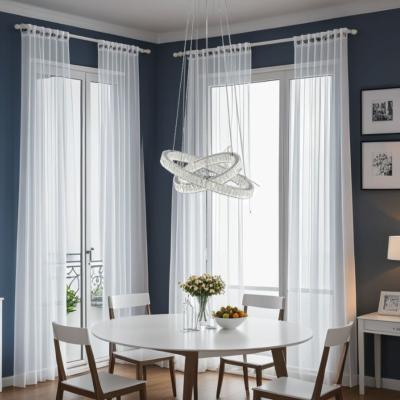 Pagazzi Ausilia Polished Chrome and Crystal LED Pendant Ceiling Light