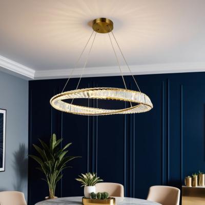 Pagazzi Sparkle Gold Ring LED Pendant Ceiling Light 50w