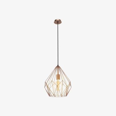 Pagazzi Eglo Wire Vintage Ceiling Light Copper