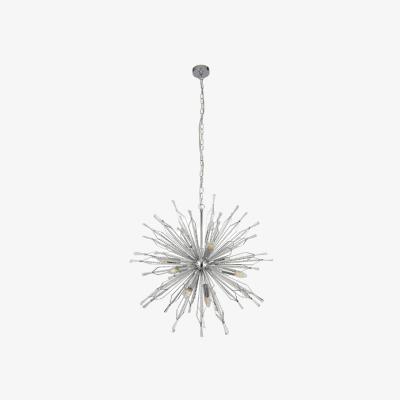 Pagazzi Starburst Chrome 10 Light Ceiling Pendant