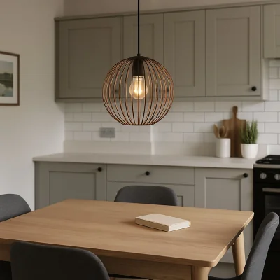 Pagazzi Almanzora Black Ceiling Pendant