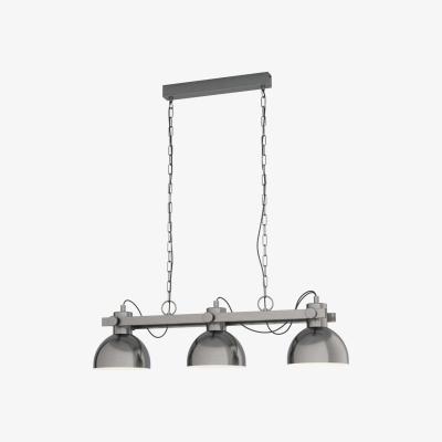 Pagazzi Lubenham 3 Light Antique Nickel Ceiling Light