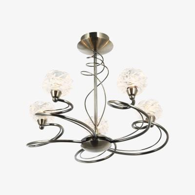 Pagazzi PAULETTE 5-LIGHT ANTIQUE BRASS