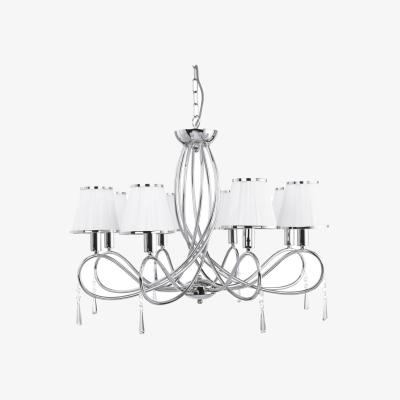 Pagazzi Simplicity 8 Light Ceiling Light Polished Chrome