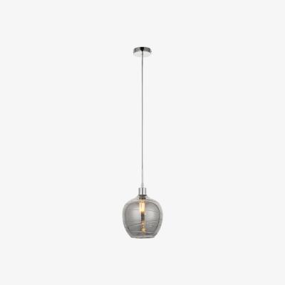 Pagazzi Zula 1-Light Smokey Grey Pendant