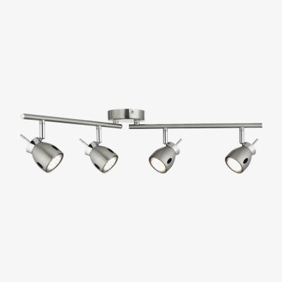 Pagazzi Quinny 4 Light Spotlight Bar Satin Nickel