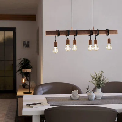 Pagazzi Townshend Steel 6 Light Ceiling Bar