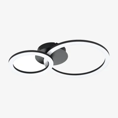 Pagazzi Parrapos-z Small Black LED Flush Ceiling Light