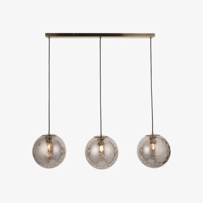 Pagazzi Tamara 3-Light Antique Brass Pendant Bar