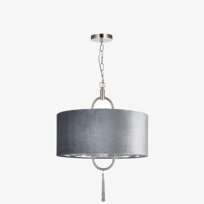 Pagazzi Tassel Satin Nickel Ceiling Pendant