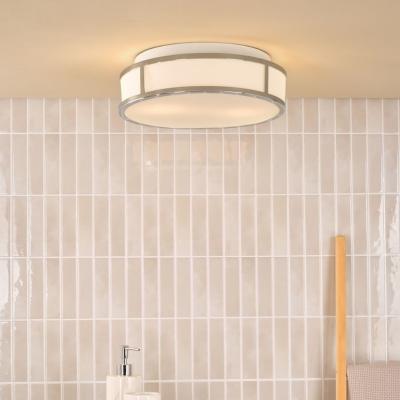 Pagazzi Royce 2-Light Polished Chrome IP44 Flush Ceiling Light