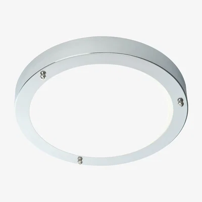 Pagazzi Portloe Flush Polished Chrome Ceiling Light
