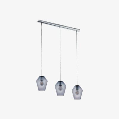 Pagazzi Murmillo 3 Light Ceiling Bar Polished Chrome