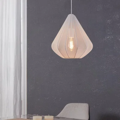Pagazzi Dolwen White Mesh Pendant Ceiling Light