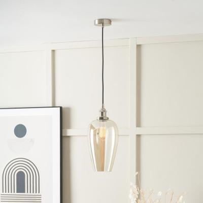 Pagazzi Clio Antique Silver Ceiling Pendant