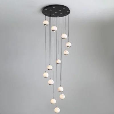 Pagazzi Astrid 13 Light Silver LED Pendant Ceiling Light