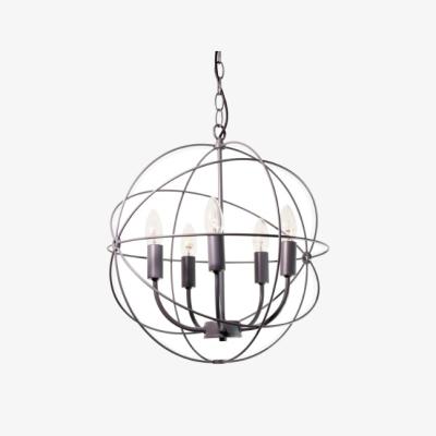 Pagazzi Orb 5 Light Matt Black Ceiling Pendant