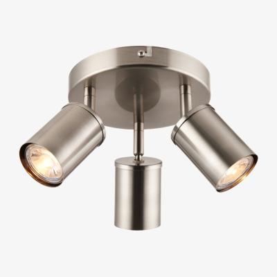 Pagazzi Talbot Brushed Nickel 3-Spot Plate
