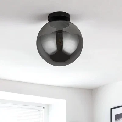 Pagazzi Amsterdam Black Flush Ceiling Light