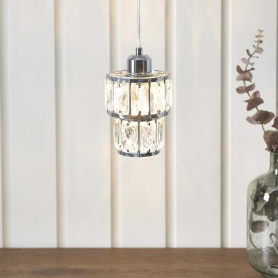 Pagazzi Darla Small Chrome Ceiling Light Pendant