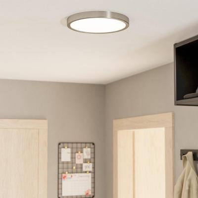 Pagazzi Fueva 6 Silver LED Round Flush Ceiling Light