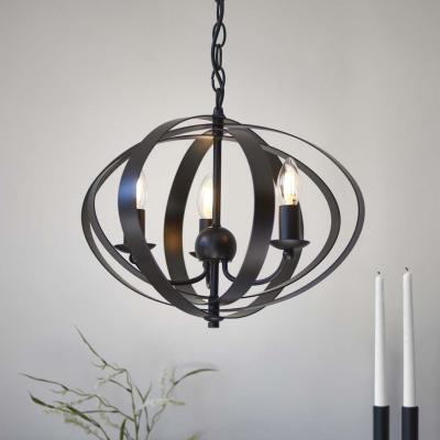 Pagazzi Midnight 3-Light Matt Black Pendant