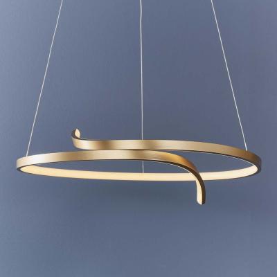 Pagazzi Rafe Matt Gold LED Ceiling Pendant