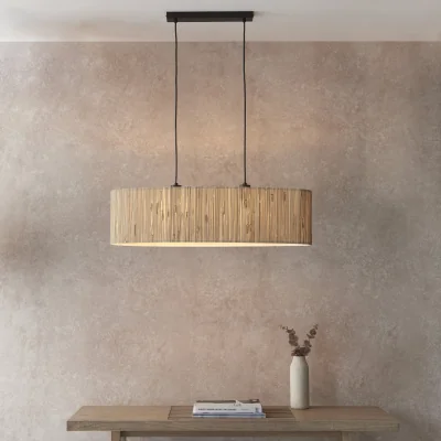 Pagazzi Longshore 2 Light Linear Pendant Natural