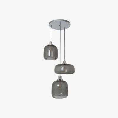 Pagazzi Ruiz 3 Light Polished Chrome Ceiling Pendant