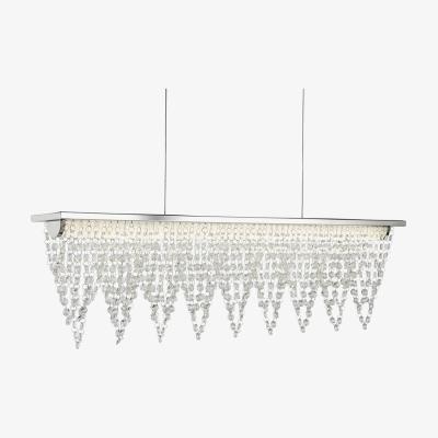 Pagazzi Searchlight Drape LED Waterfall Bar Ceiling Light Crystal