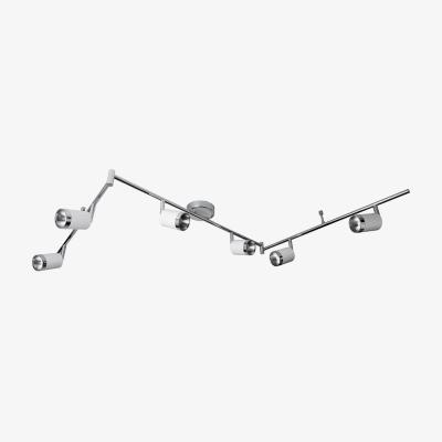 Pagazzi Kaya 6 Light LED Split Spotlight Bar Polished Chrome
