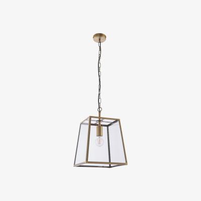 Pagazzi Hurst 1 Light Antique Brass Ceiling Pendant
