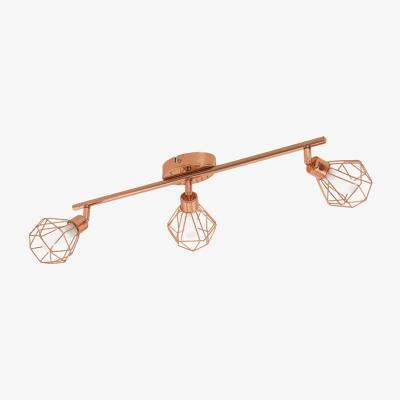 Pagazzi Zapata 3 Light Copper Spot Bar Ceiling Light