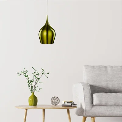 Pagazzi Vibrant Metallic Green Pendant Ceiling Light