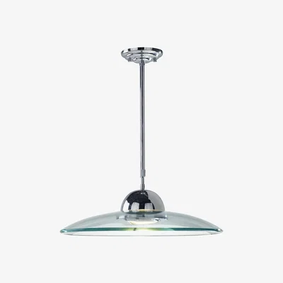 Pagazzi Hemisphere Pendant Ceiling Light Polished Chrome