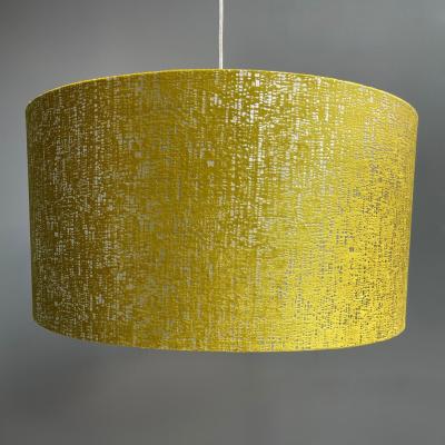 Pagazzi Zinc Velvet Mustard and Silver Shade 60 cm