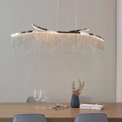 Pagazzi Orphelia 2-Light Polished Chrome LED Ceiling Pendant