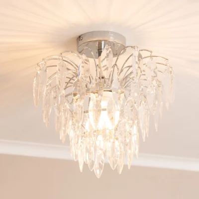The Range Emma Jewel Droplet Ceiling Light - Including Bulb