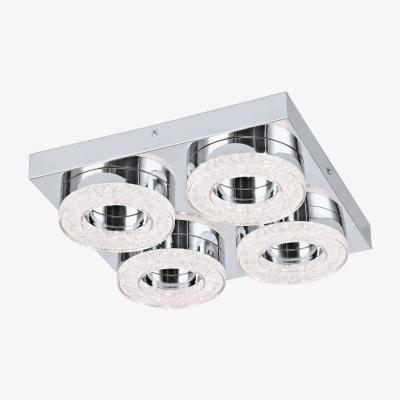 The Range EGLO Fradelo LED WallCeiling 4 Light Circle - Grey