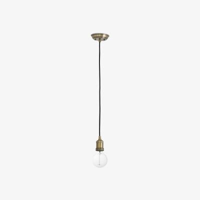 The Range Art 1 Light Ceiling Pendant - Antique Brass