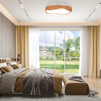 The Range LED Mount Ceiling Light - Brown