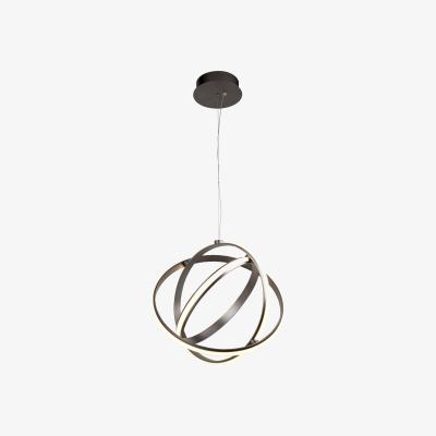 The Range Carmen Satin Nickel 3Lt LED Pendant  - Nickel
