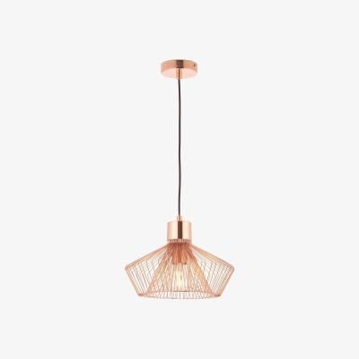 The Range Kimberley 1 Light Pendant Copper Plate, E27 - Copper Plate