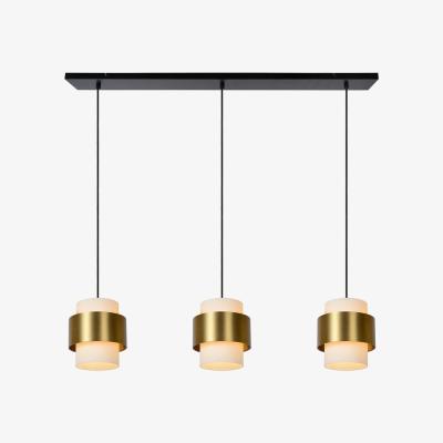 The Range Firmin Classic Bar Pendant Light Matt Gold - Brass