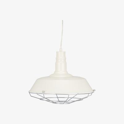 The Range Industrial Pendant - White