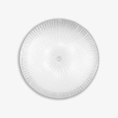 The Range Shell  6 Light Indoor Flush Wall  Ceiling Light Chrome with Clear Glass, E27 - Chrome