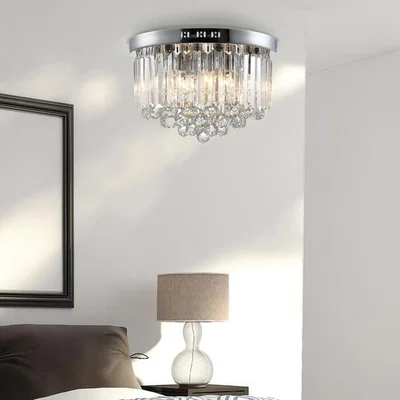 The Range Luxurious Crystal Ceiling Light Chandelier - Sliver