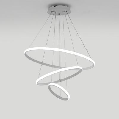 The Range 3 Tiered LED Pendant Light - White / 113W