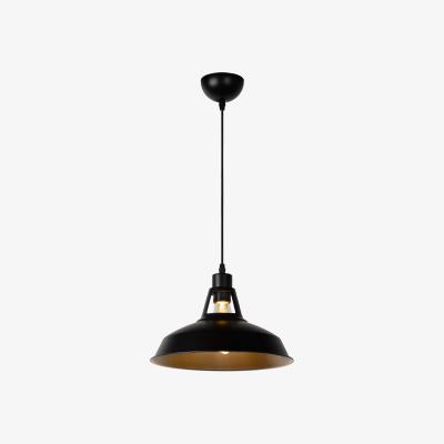 The Range Brassy-Bis Industrial Pendant Light Black - Black